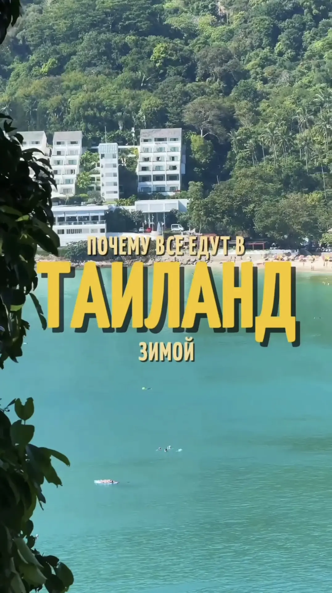 🌴 Все едут зимой в Таиланд. Но далеко не все знают, КУДА именно ехать. 👀🇹🇭