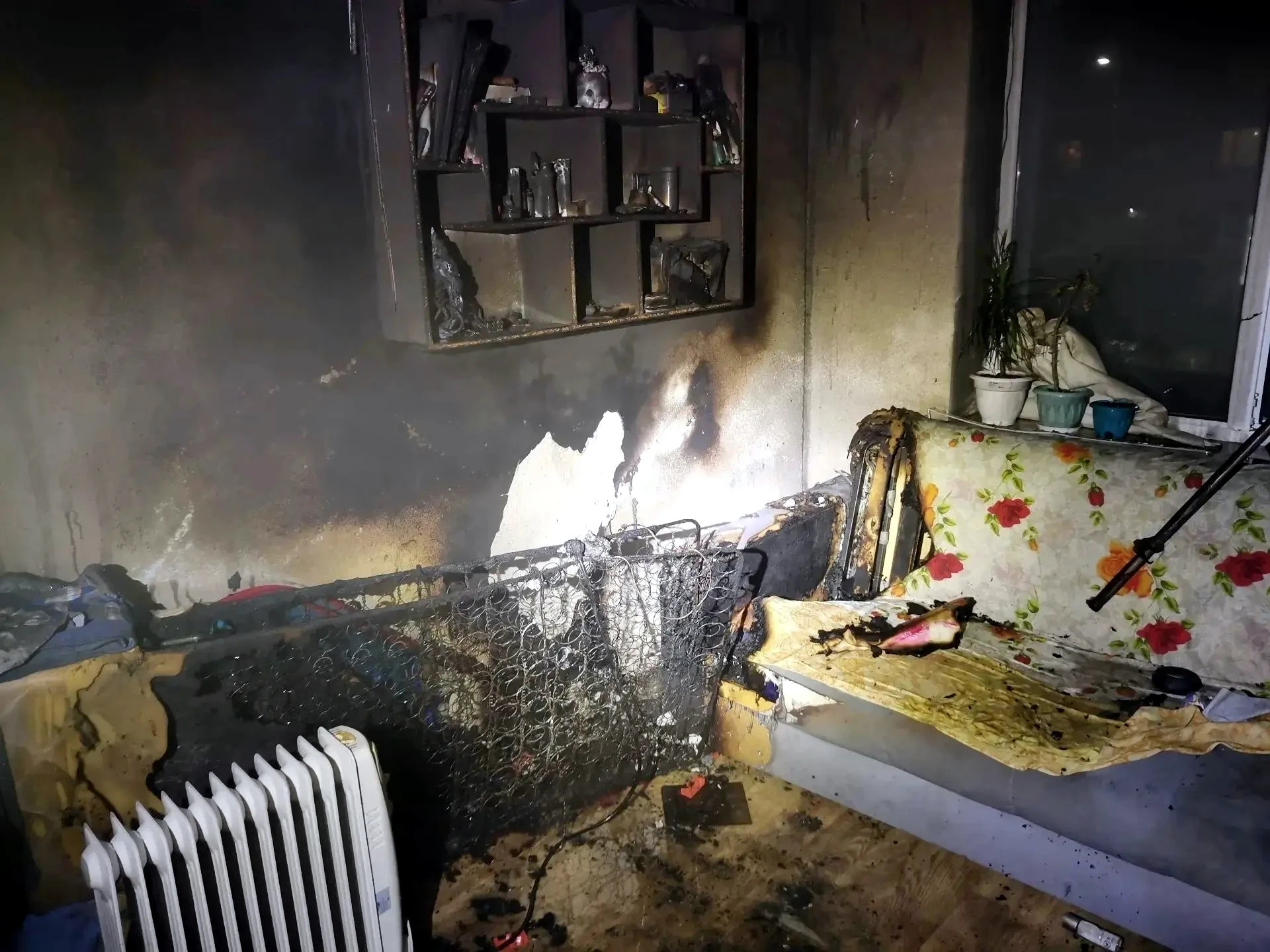 🔥В многоквартирном доме в Кошелев Парке вспыхнул пожар