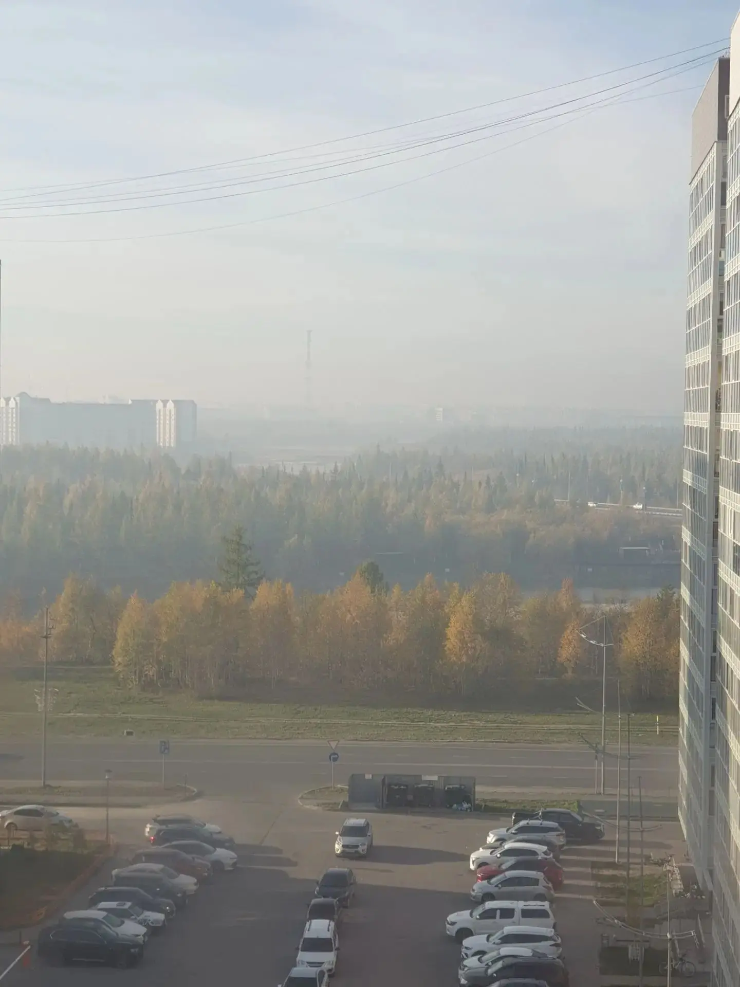 🌫️ Дым снова окутал Новый Уренгой