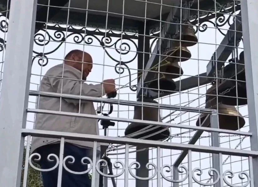 Устроили «Крестовоздвиженский перезвон» в Грязях 20 звонарей из Липецка, Данкова, Мичур...