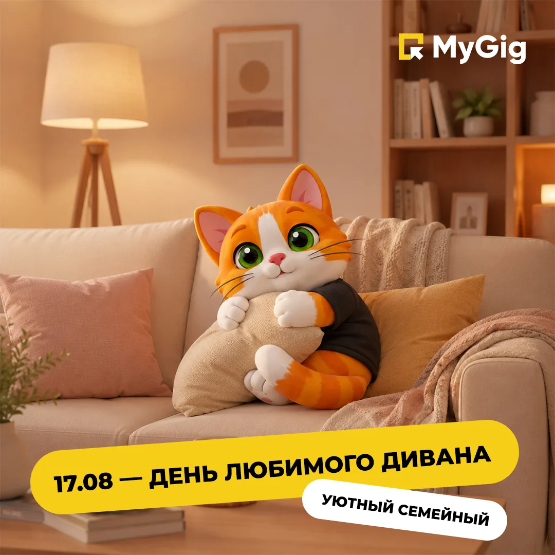 🛋 17 августа — День любимого дивана!