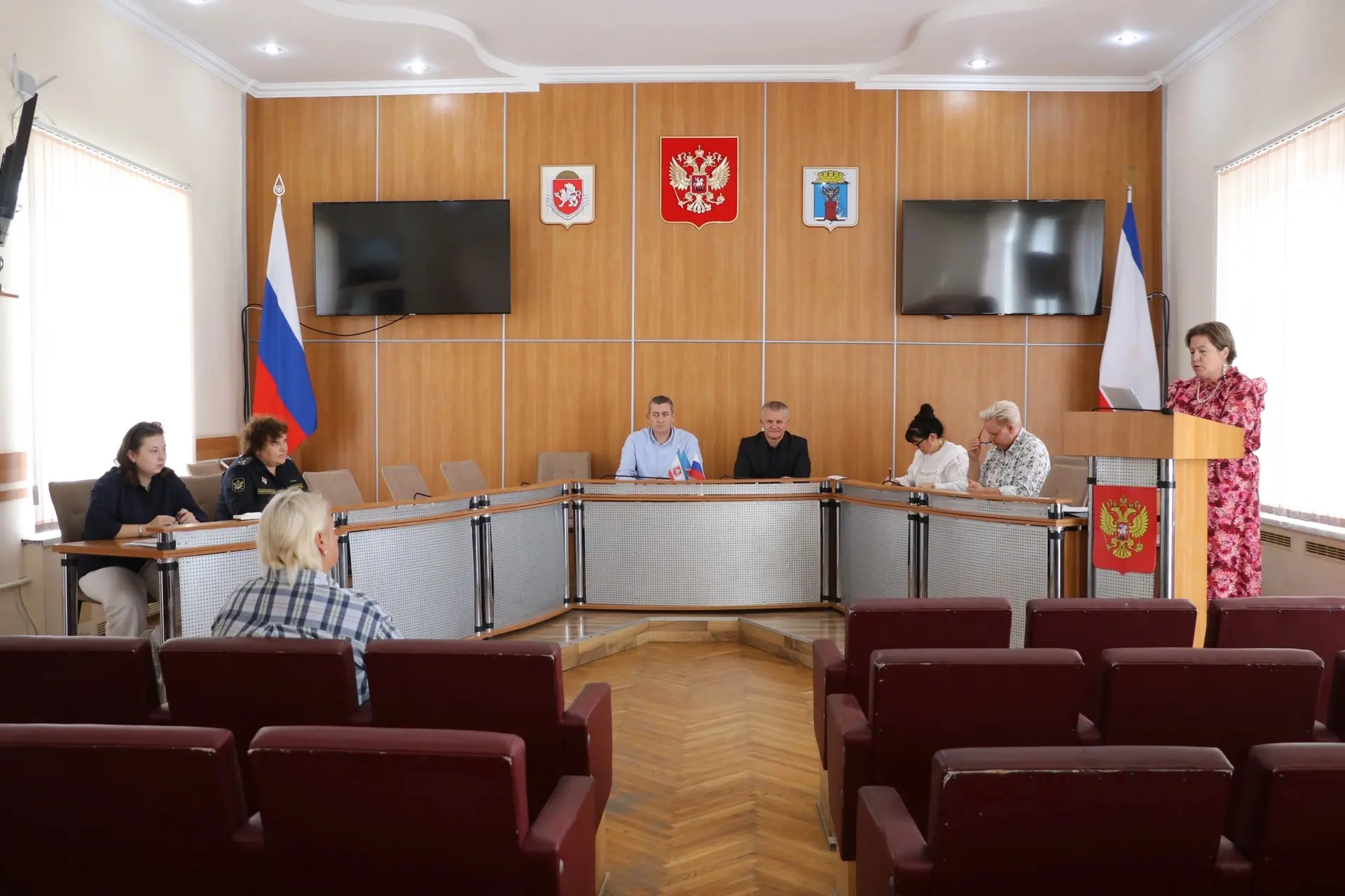 ✅Под председательством заместителя главы администрации города Феодосии Анатолия Чорного...