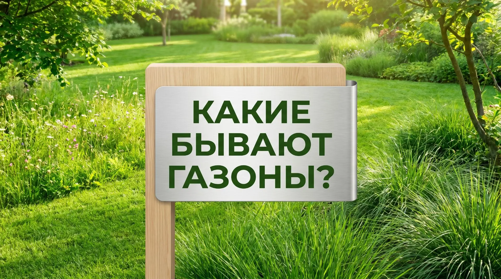 🌿 КАКИЕ БЫВАЮТ ГАЗОНЫ? 🌿