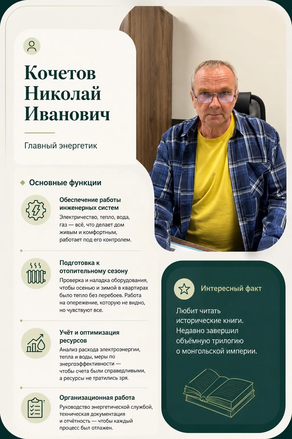 🏠 Знакомьтесь с командой, которая создаёт уют в вашем доме

Сегодня в рубрике #КомандаНашегоЖК – Ко
