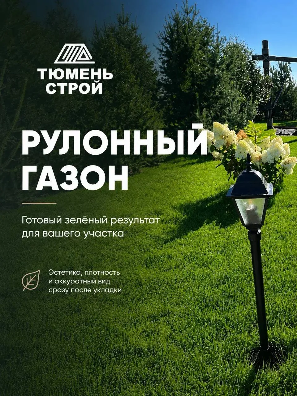Рулонный газон — быстрый способ получить ровное зелёное покрытие без долгого ожидания 🌿