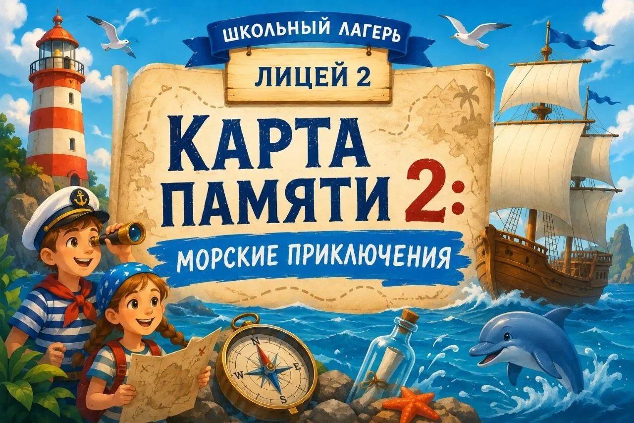 🗺В лицейском лагере стартовала вторая смена — «Карта памяти 2. Морские приключения»

Её главная тем