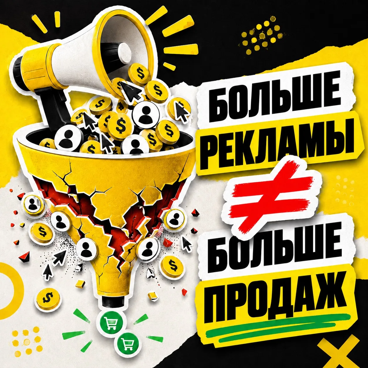 Когда продаж становится меньше, первая мысль — запустить больше рекламы и привести новы...