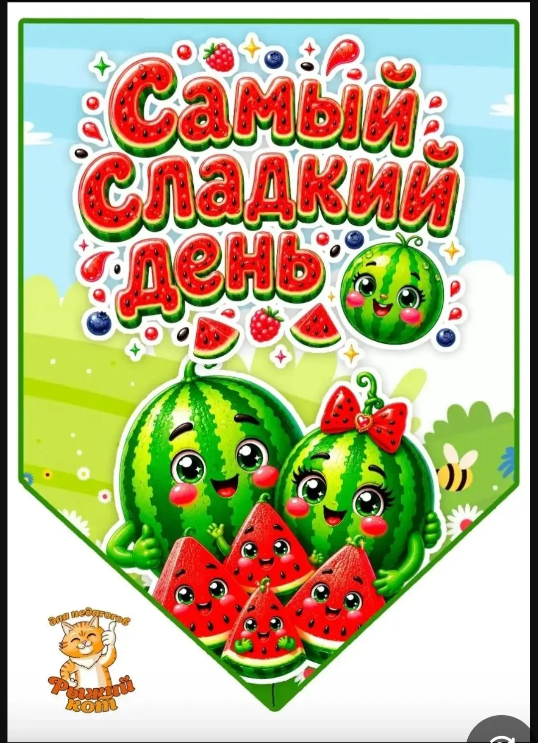 Вот какой у нас арбуз🍉!