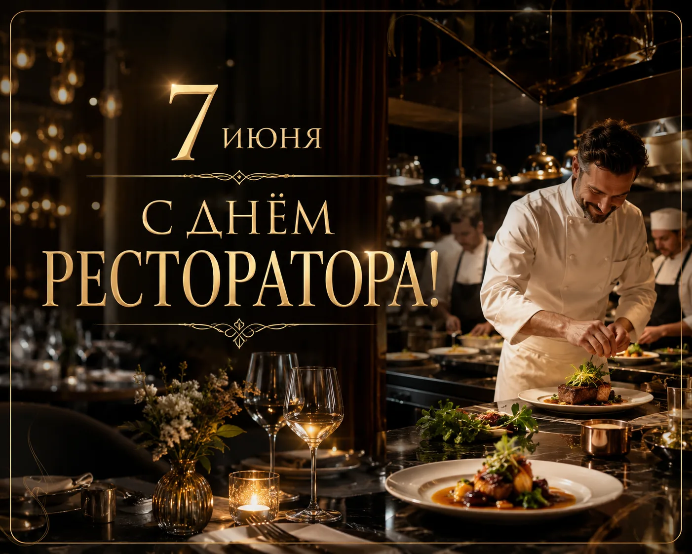 🎉 С Днём Ресторатора! 

🍽️ Сегодня свой профессиональный праздник отмечают те, кто создаёт атмосфе