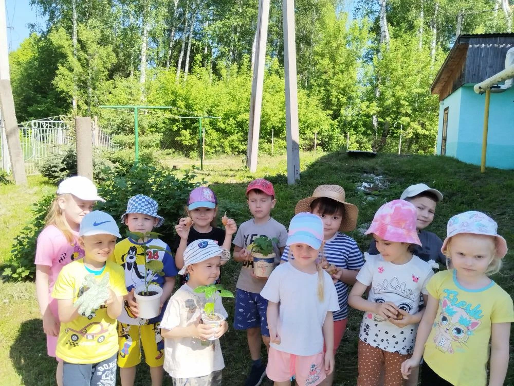 🍅 Мы посадим огород, не устанем от забот! Будем мы ухаживать, часто поливать! Будем за...
