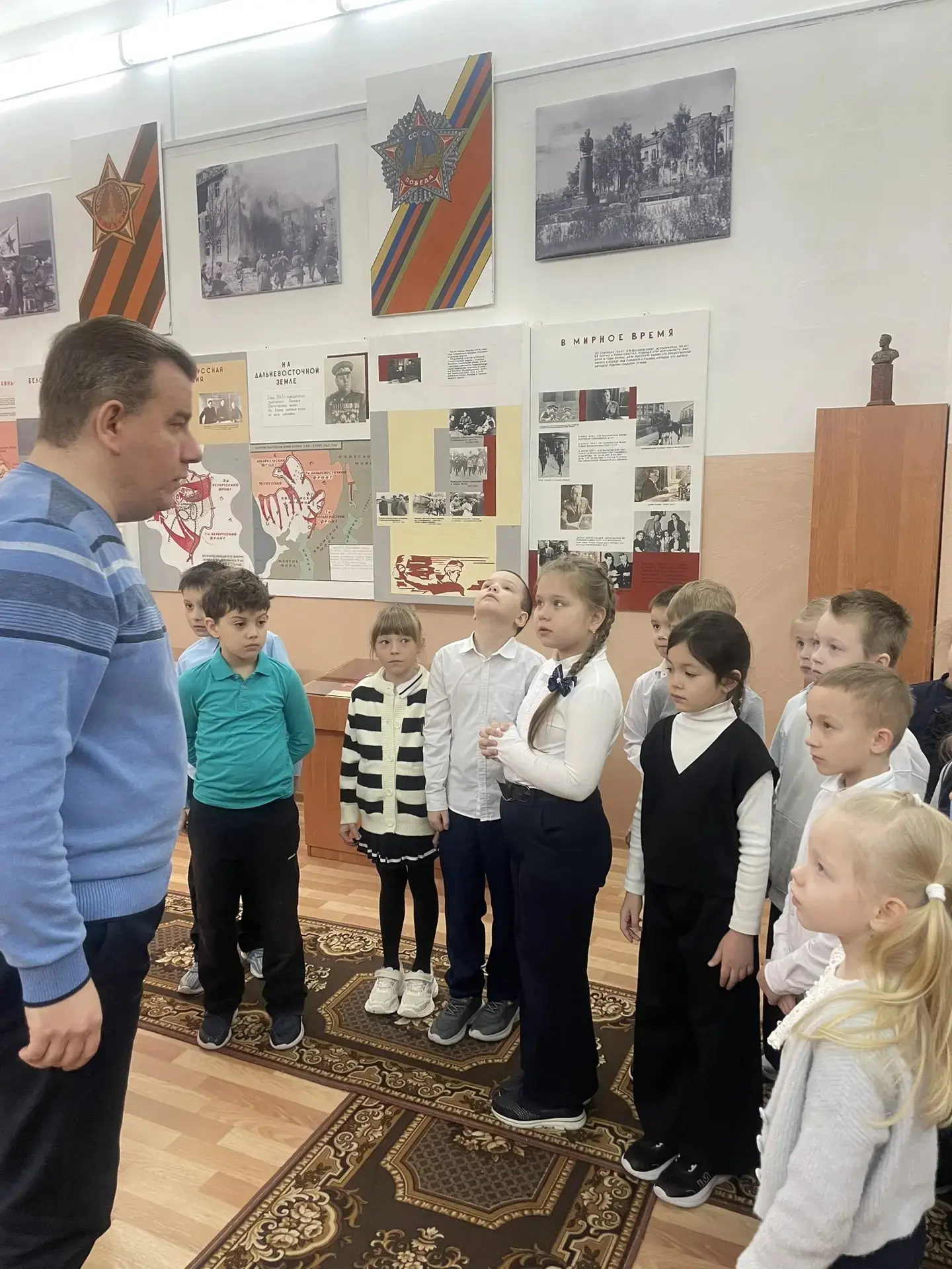 В рамках военно-патриотического месячника, на этой неделе Музей Маршала А.М. Василевского впервые по