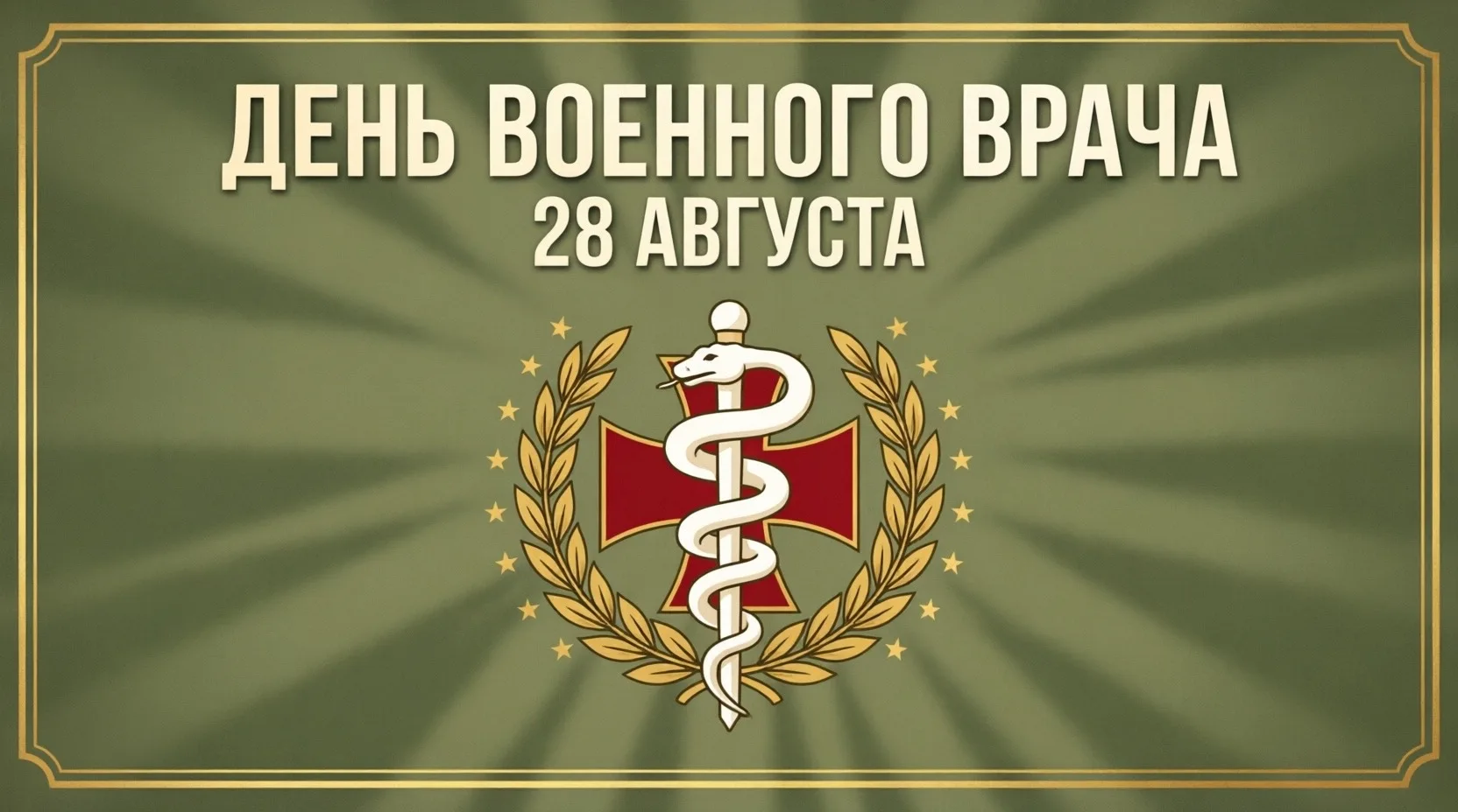 🎉 28 августа — День военного врача! 🎉