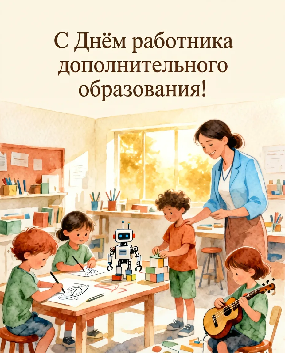 С Днём работника дополнительного образования!