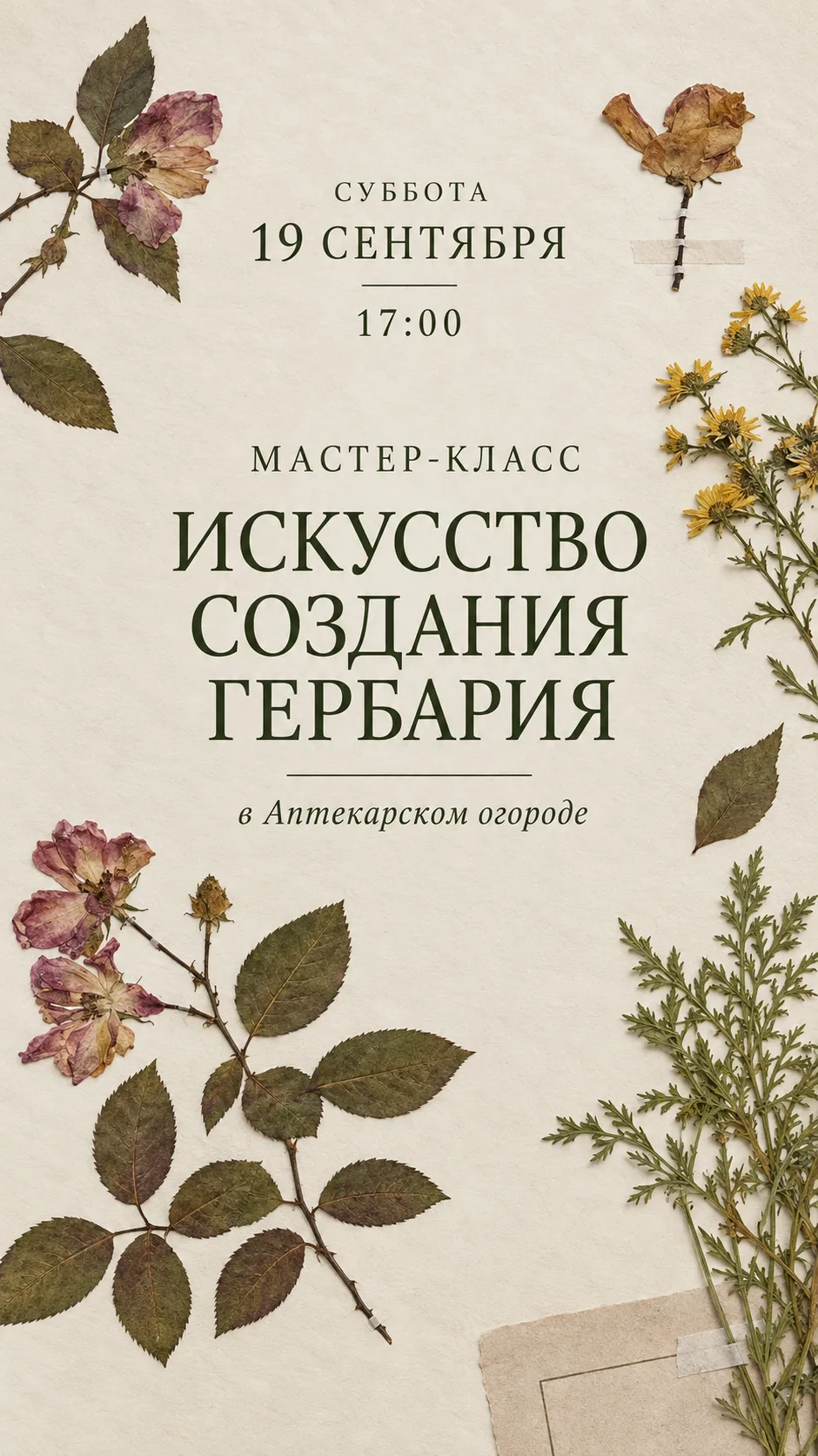 🍂 А ЧТО, ЕСЛИ В ЭТУ СУББОТУ УНЕСТИ ИЗ САДА НЕ ТОЛЬКО ВПЕЧАТЛЕНИЯ, НО И ЧТО-ТО, СДЕЛАНН...