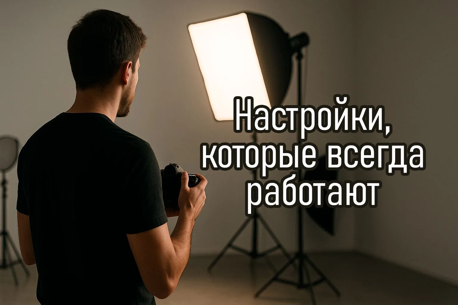 В Дзене написал статью о простых студийных настройках камеры, которые всегда работают и...