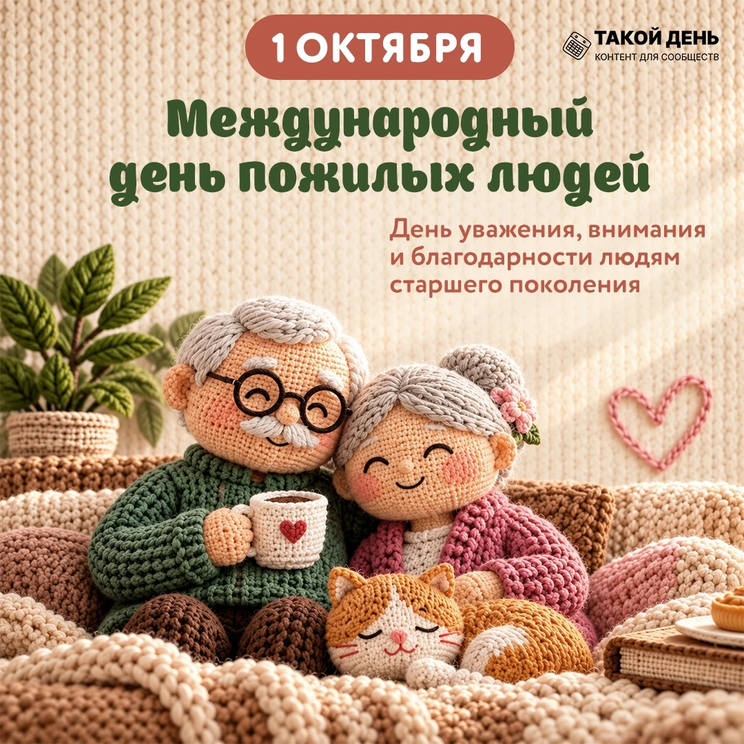 1 октября - День пожилого человека!🌼