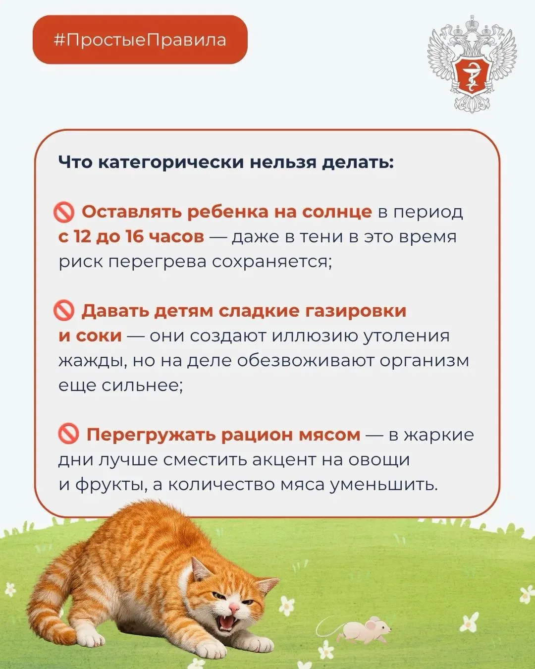 ☀️ #ПростыеПравила: Как защитить ребенка от перегрева в жару

Об этом рассказала заведующая кафедрой