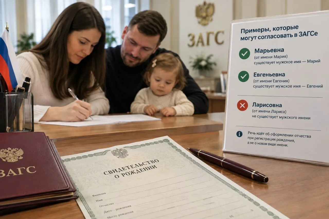 😄 В России родители теперь могут выбирать для детей матчества вместо традиционных отче...
