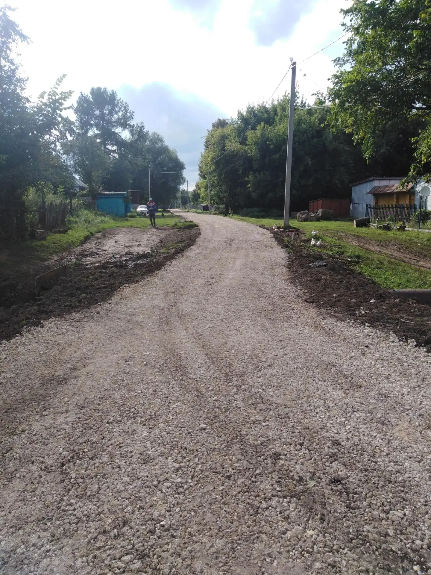 В селе Бичурино завершён ремонт участка автомобильной дороги по улице Ленина — работы в...