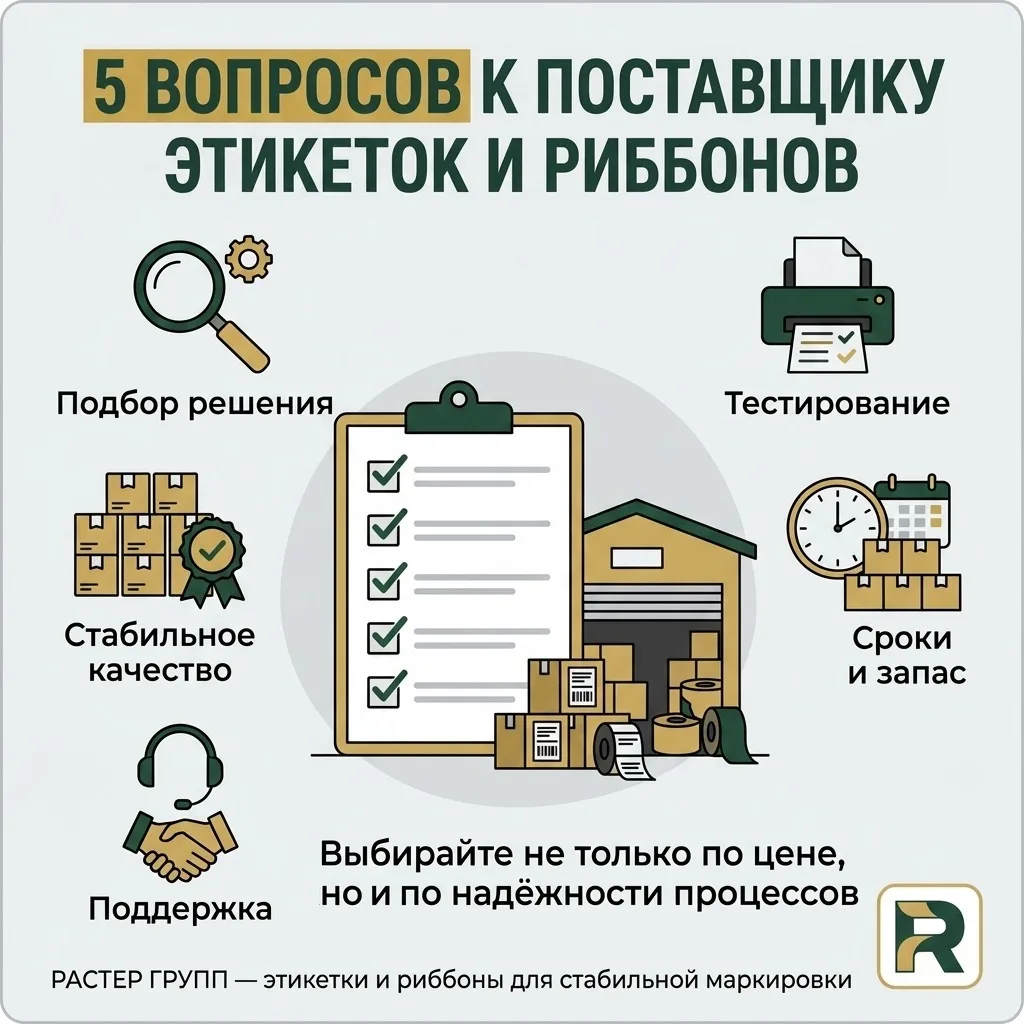Изображение 1 к публикации «РАСТЕР ГРУПП — КОДИРУЯ МИР Риббоны и этикетки (белые, флексопечать). Работаем с FMCG и малым бизнесом, заказы от 1 риббона. Только нужное — мы на Вашей стороне!»