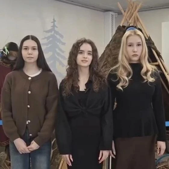 Юные журналисты - победители регионального этапа детского фестиваля народной культуры "Наследники тр