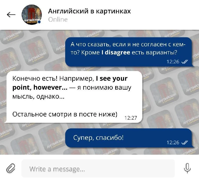 🗣 Что говорить вместо I disagree?

Прямое I disagree звучит категорично, и в разговоре часто воспри