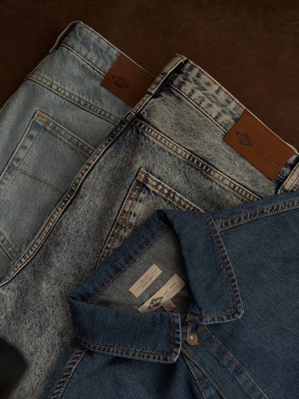 Есть у моего мужа одна слабость — джинса от Lee Cooper. 
Серьёзно, если он оказывается рядом с их ви