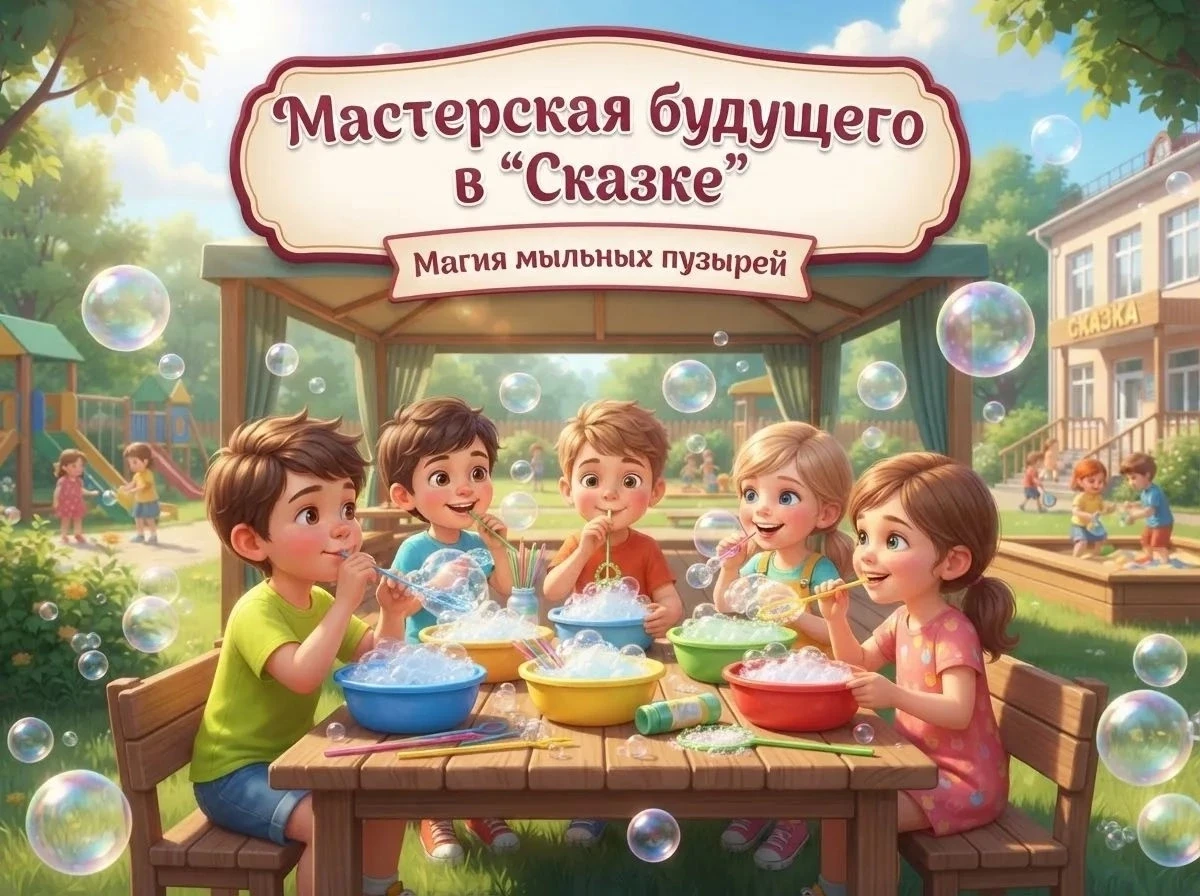 🎉 «Мастерская будущего»: магия мыльных пузырей! 🎉