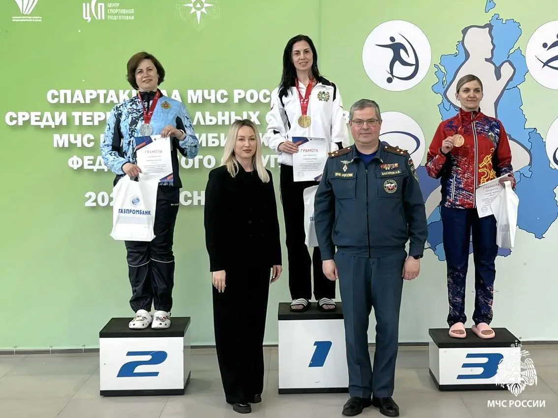 🥈Команда Главного управления МЧС России по Томской области серебряный призер Спартакиады МЧС России 