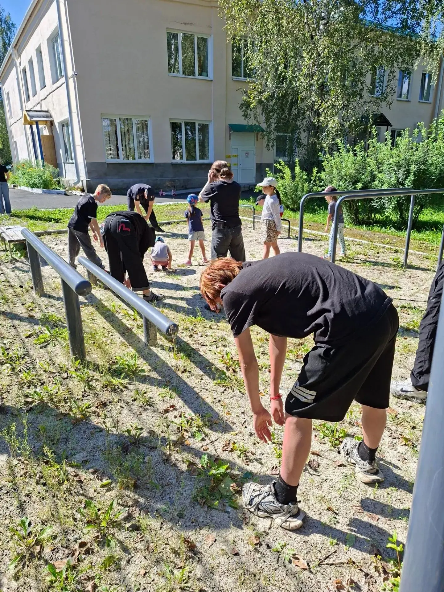 📆В воскресное утро, 9 августа, у детей прошла необычная зарядка. К удивлению воспитанн...
