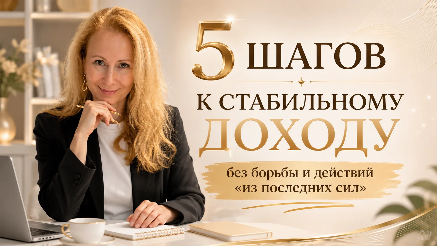 5 шагов к стабильному доходу без борьбы и действий "из последних сил"