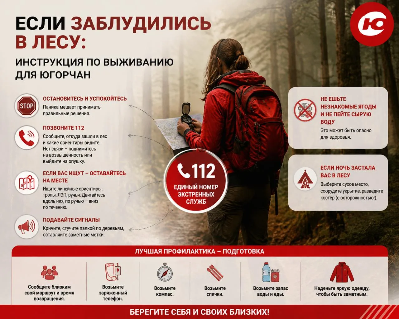 🗺Если заблудились в лесу: инструкция по выживанию для югорчан