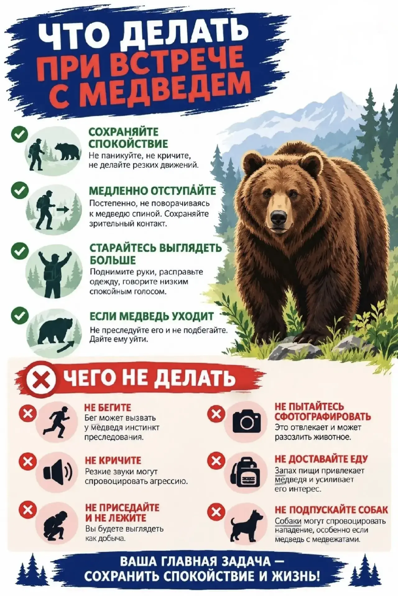 🐻 Хищники выходят к людям: сводка по Кузбассу