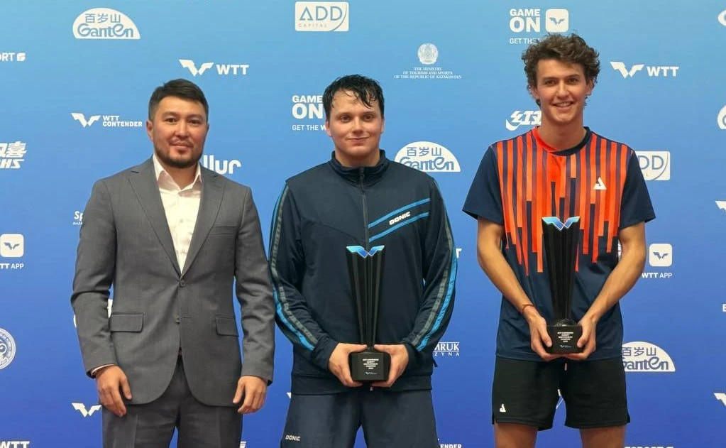 🏓 Лев Кацман и Максим Гребнев выиграли турнир по настольному теннису категории WTT Con...