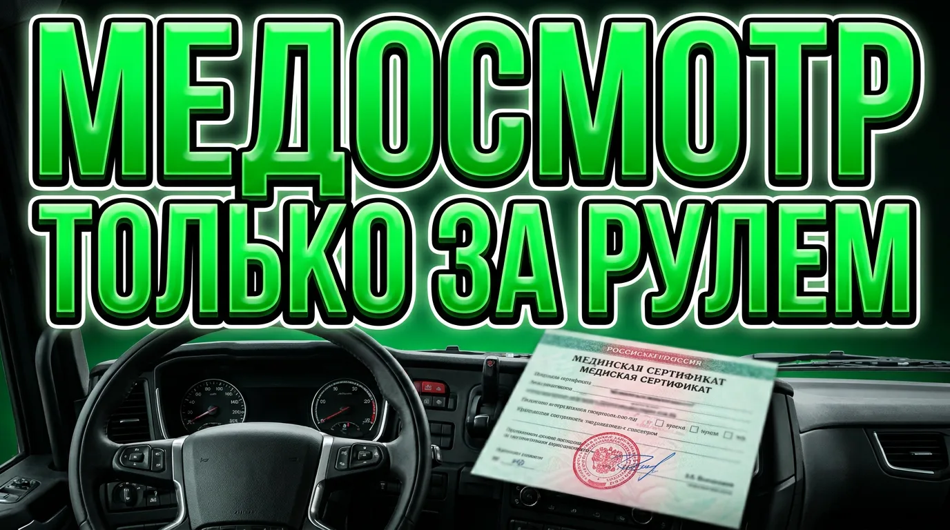 #работа #водители #медосмотр

🚛 Медосмотр только в дни за рулём

Если ты водитель, но в этот день н