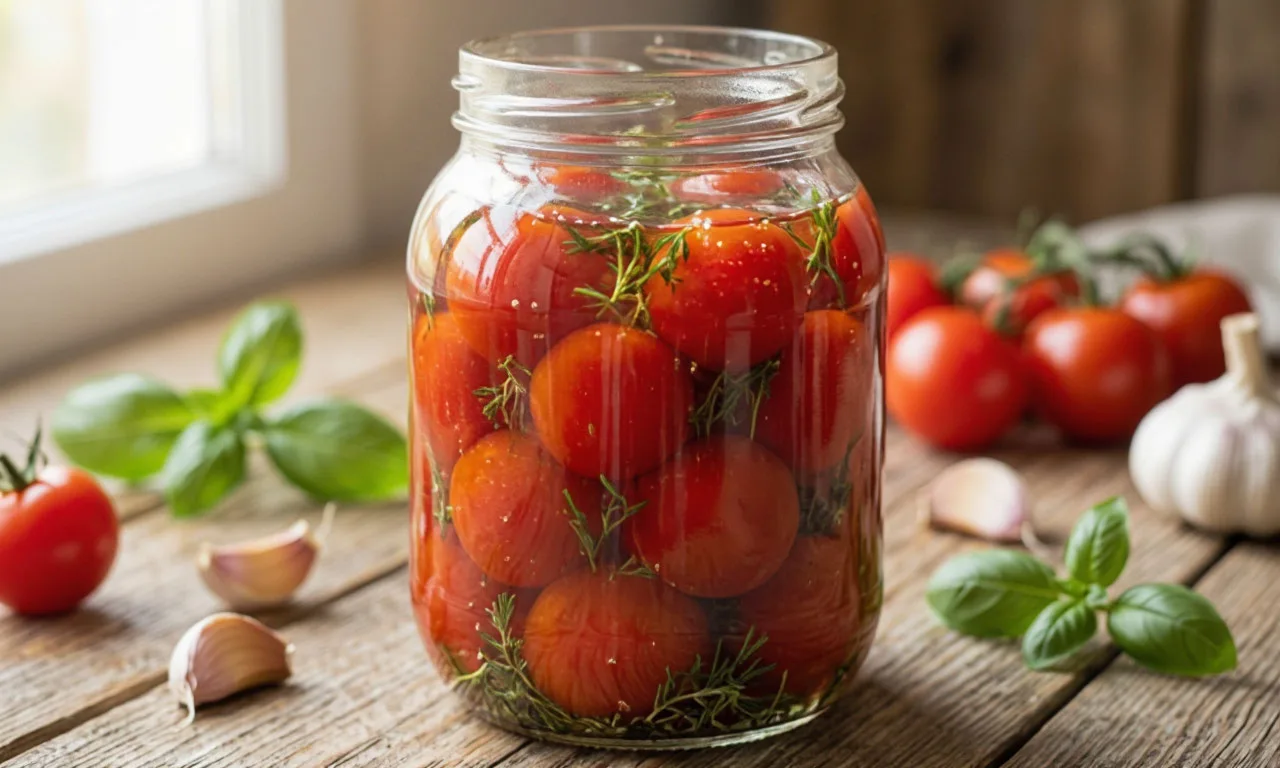 🍅 Помидоры в собственном соку на зиму — натуральная польза и максимум вкуса! 😋