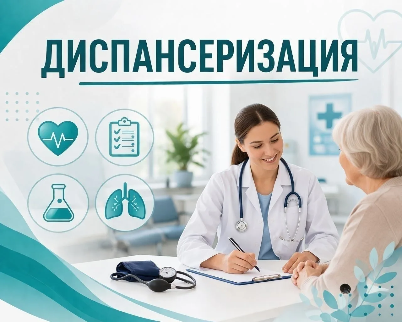 📍Уважаемые жители Пригородного района! 

📌 Напоминаем вам о проведении диспансеризации и профилакт