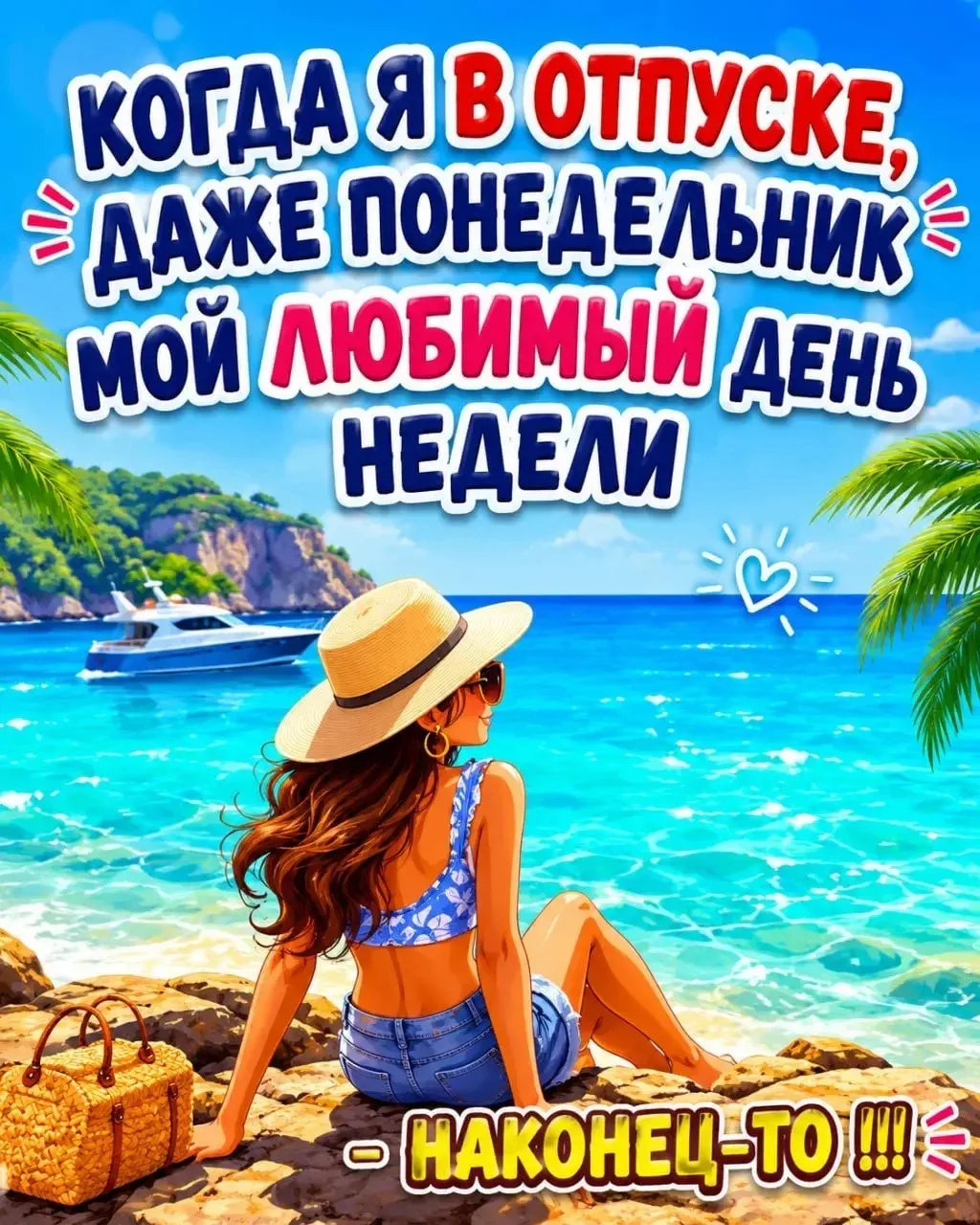 💚💛❤️ Настроение в открытке.
