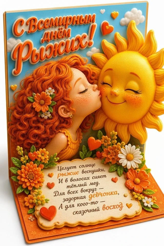 🌞🌹🌞 С Днём рыжих! Поздравляем!