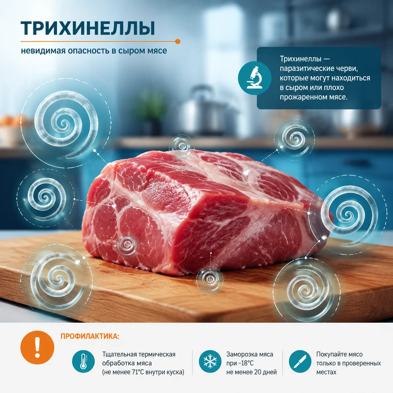 🐗 Чем опасна шашлычная история: всё о трихинеллёзе