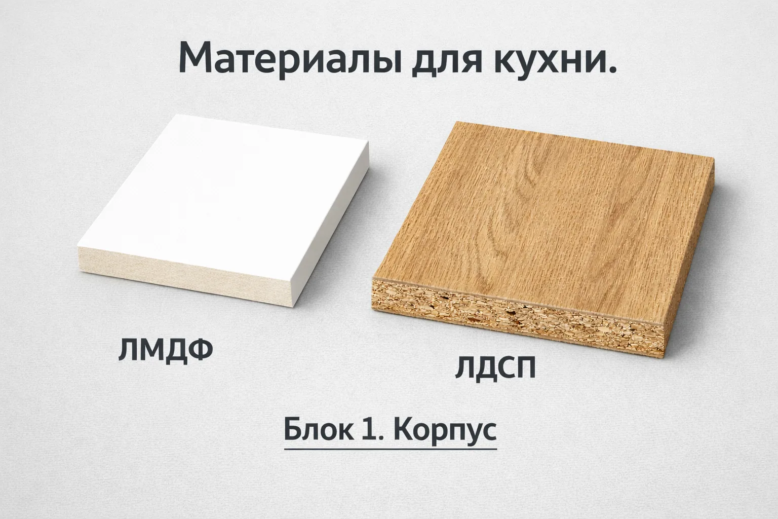 Корпус — основа кухни.