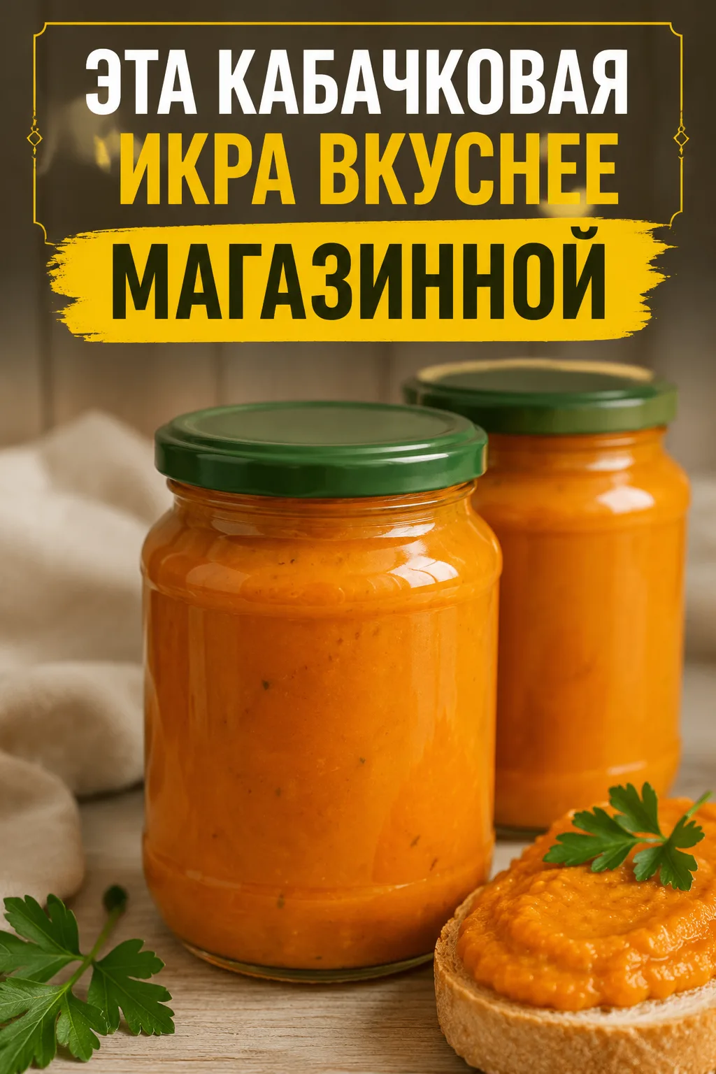 САМАЯ УДАЧНАЯ КАБАЧКОВАЯ ИКРА НА ЗИМУ 🤩