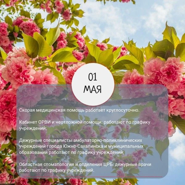 🌺 Готовимся к выходным в мае!