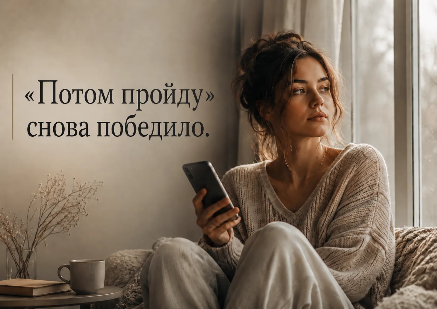 "Потом" - это не про время. Это про состояние.