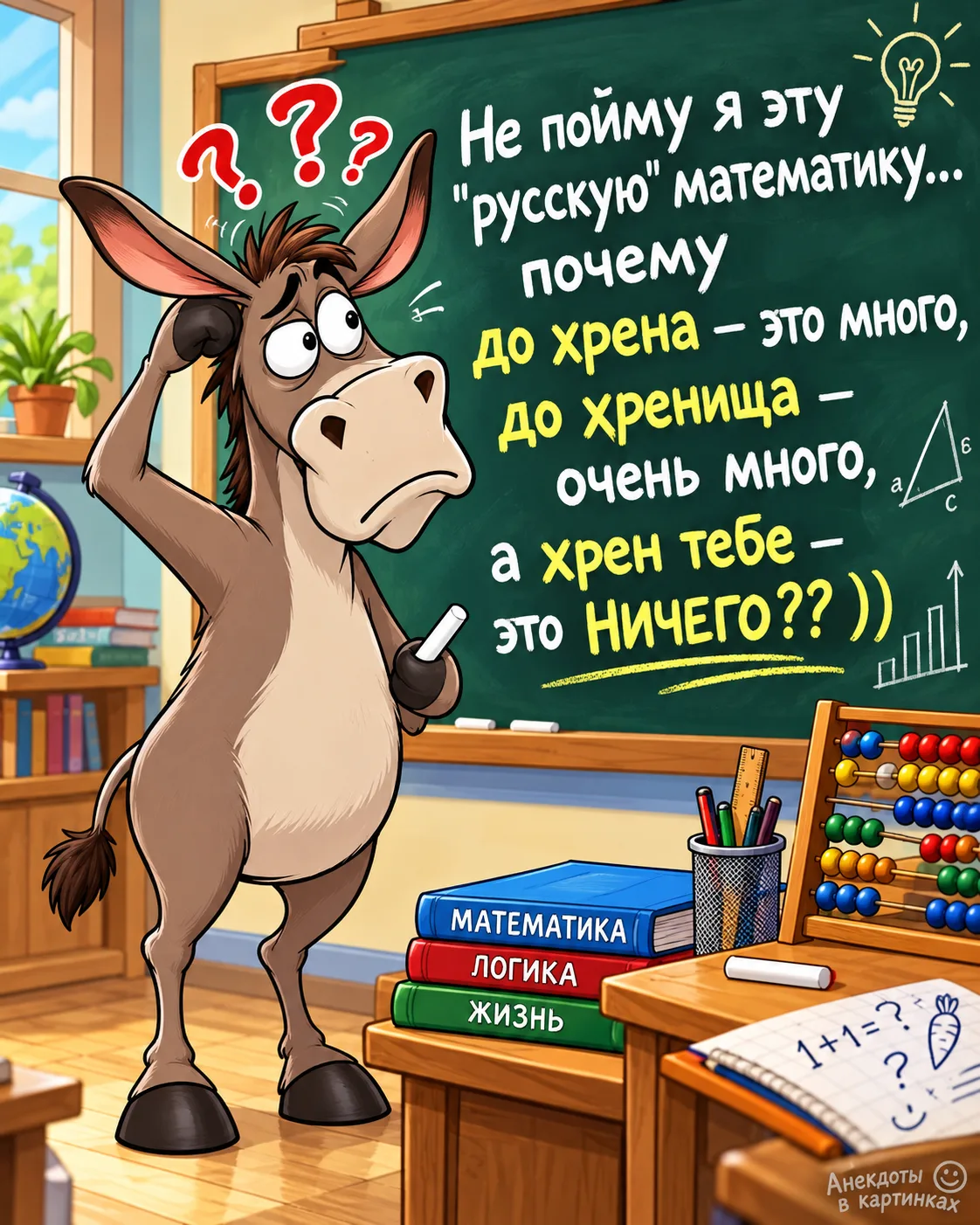 Не пойму я эту "русскую" математику... почему