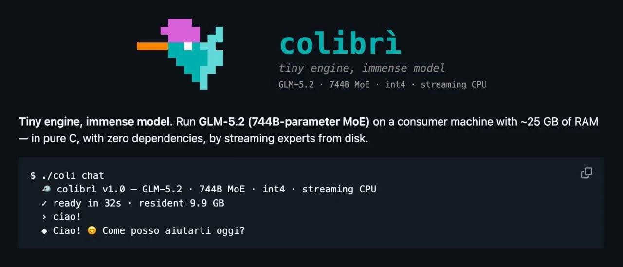 🤯 744 МИЛЛИАРДА ПАРАМЕТРОВ НА ВАШЕМ СТОЛЕ. ДА, ЭТО РЕАЛЬНО.

(Гении с GitHub только что переписали 