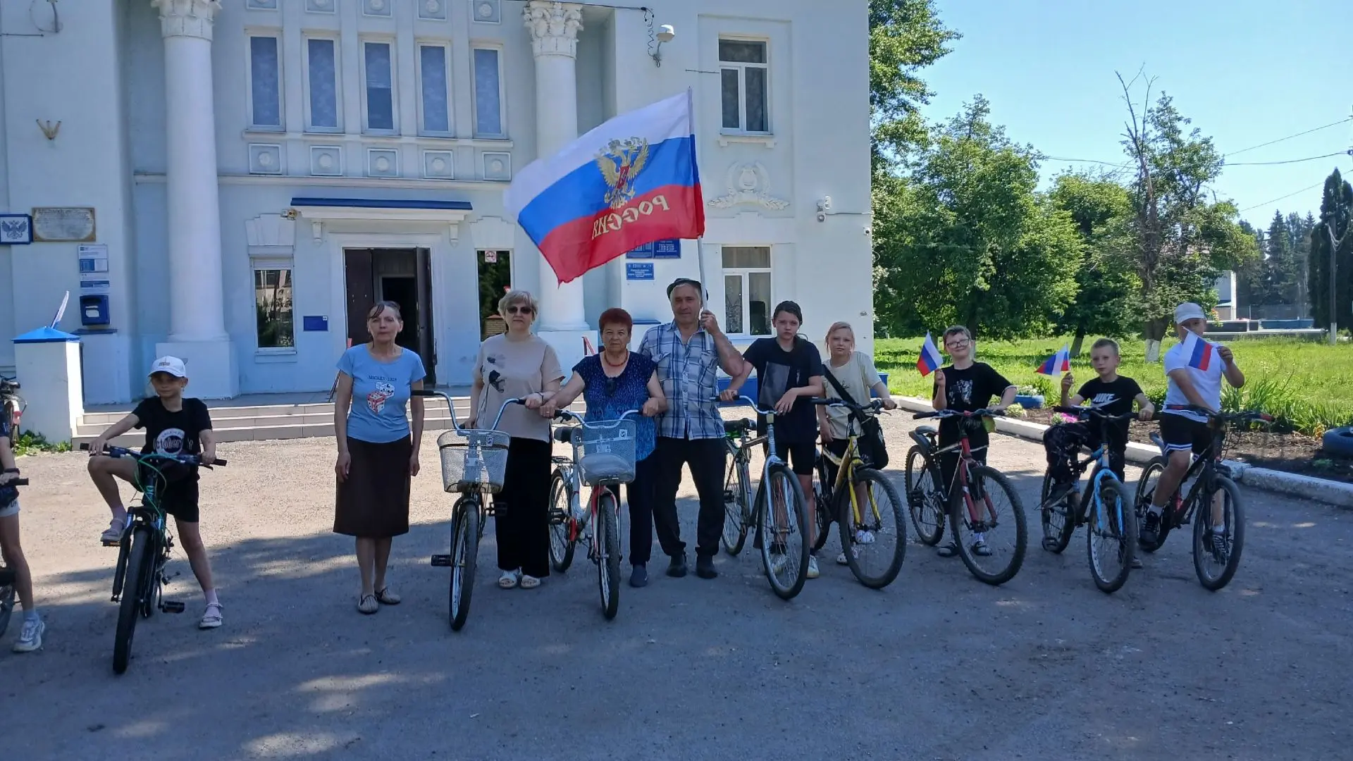ВЕЛОПРОБЕГ В ЧЕСТЬ ДНЯ РОССИИ