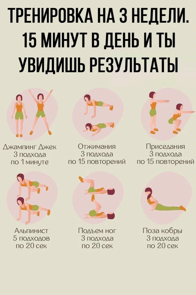 Ηaшли тeбe зaнятиe нa тpи нeдeли