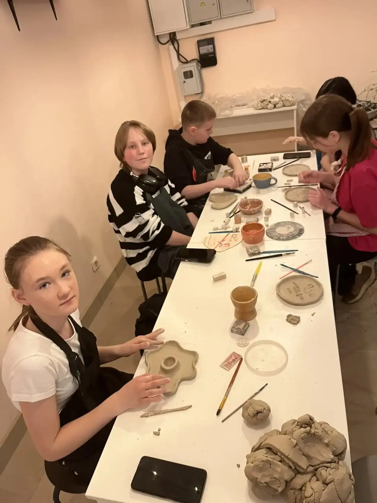 ✨ Гончарная мастерская  🎗️Ученики 5 класса Б (классный руководитель Лютова Т.Г.) посетили это удивит