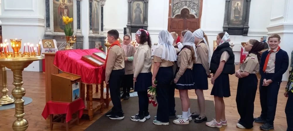 В День памяти Георгия Победоносца, первого воина-святого, покровителя скаутов-разведчиков, отряд 69 